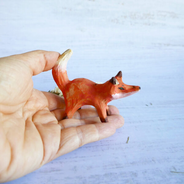 Mini-Sculpture Renard debout – Image 2