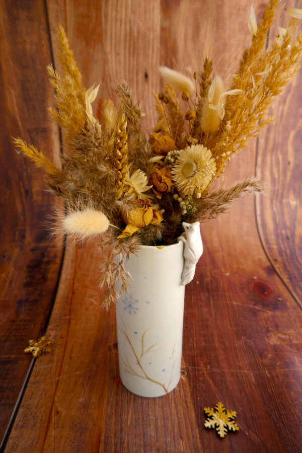 Vase long "Renard Polaire" - Collection Habitée – Image 6