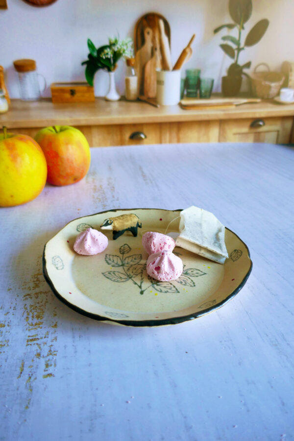 Assiette miniature Panthère des Neiges - Collection Habitée – Image 4