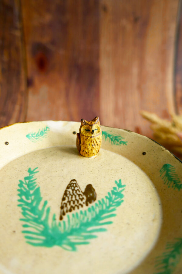 Assiette miniature Grand-Duc - Collection Habitée – Image 3