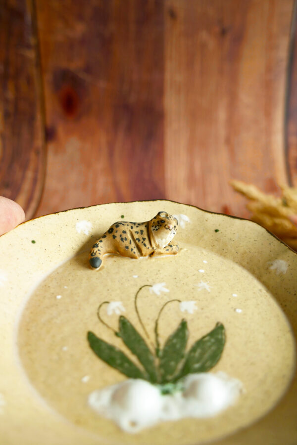 Assiette miniature Panthère des Neiges - Collection Habitée – Image 3