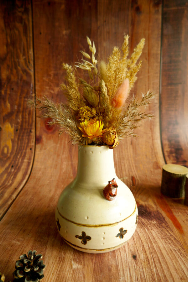 Vase grès "Deux renards" - Collection Habitée – Image 5