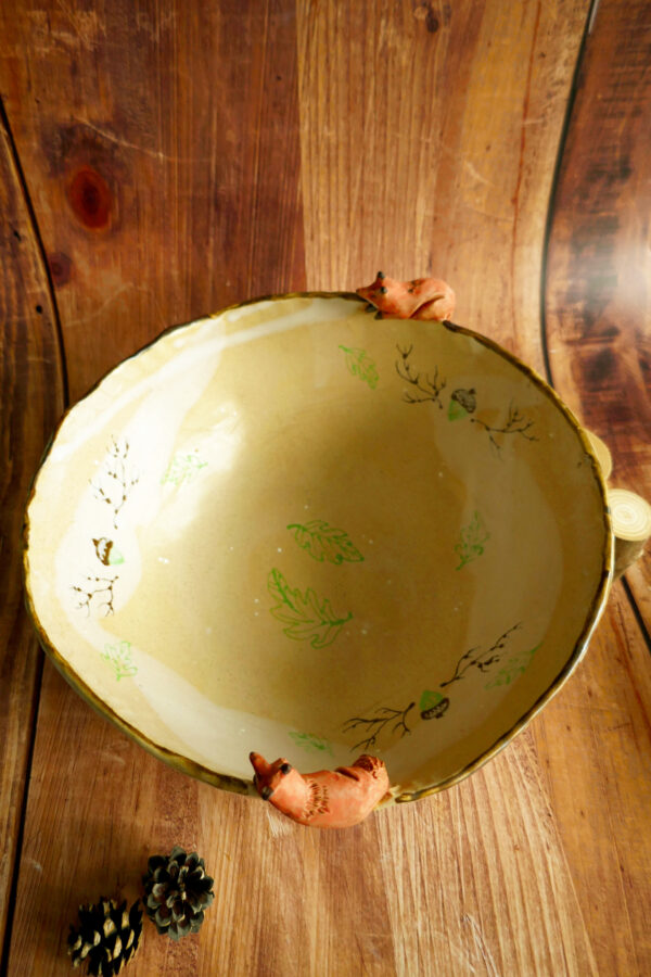 Saladier géant Deux renards - Collection Habitée – Image 6