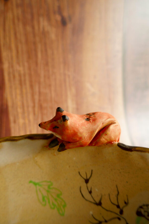 Saladier géant Deux renards - Collection Habitée – Image 4