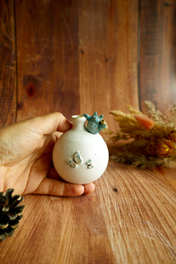 Mini Vase grès Totoro "Chu Totoro" - Collection Habitée – Image 3