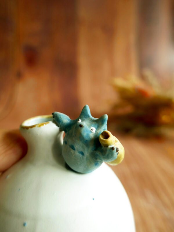 Mini Vase grès Totoro "Chu Totoro" - Collection Habitée – Image 4