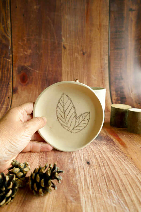 Petit planter + coupelle "Renard Sakura" - Collection Habitée – Image 3
