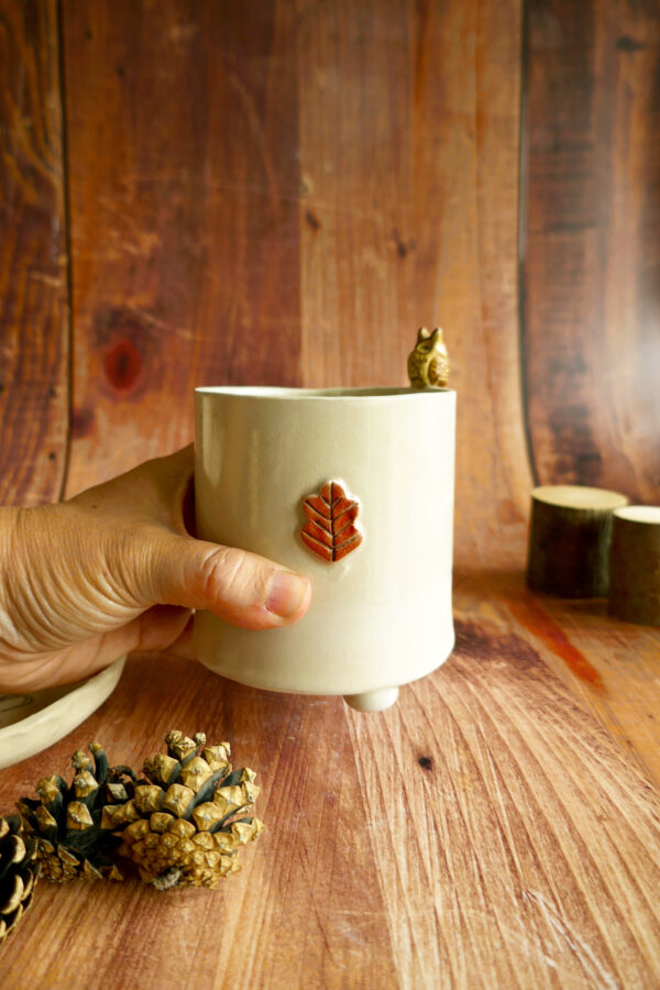 Petit planter + coupelle "Grand Duc" - Collection Habitée – Image 3