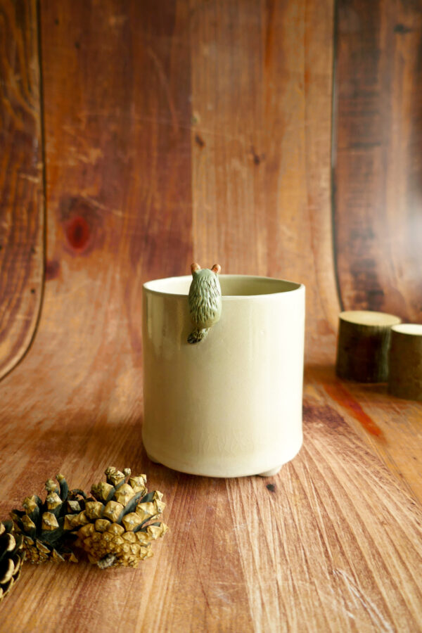 Petit planter + coupelle "Loir au gland" - Collection Habitée – Image 6