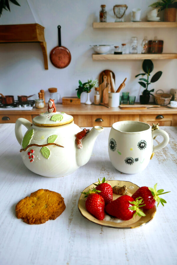 Mug Grès "Totoro aux noireaudes" - Collection Habitée – Image 7