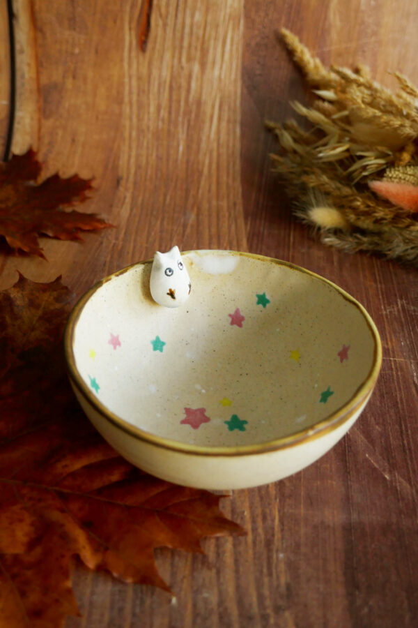 Petit bol Grès "Totoro Blanc"