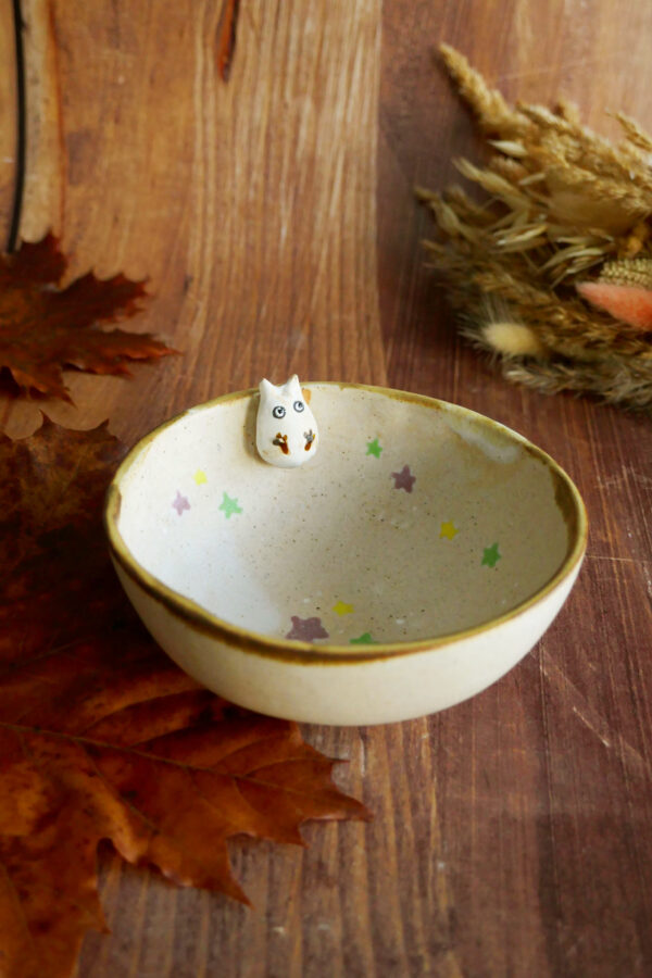 Petit bol Grès "Totoro Blanc"