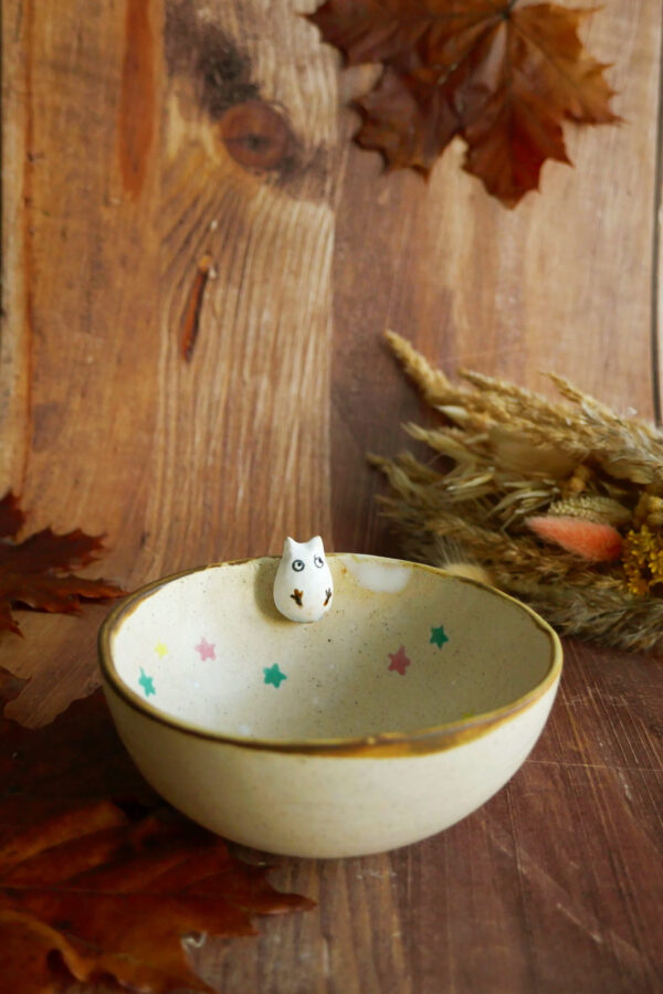Petit bol Grès "Totoro Blanc" – Image 2
