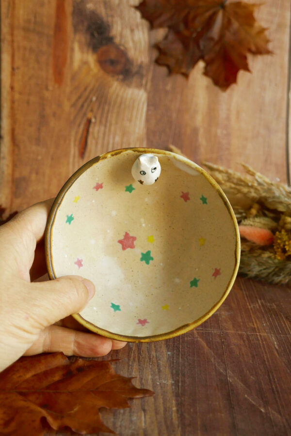 Petit bol Grès "Totoro Blanc" – Image 3