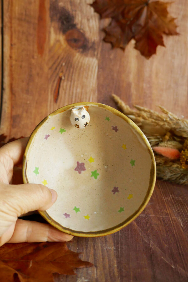 Petit bol Grès "Totoro Blanc" – Image 3