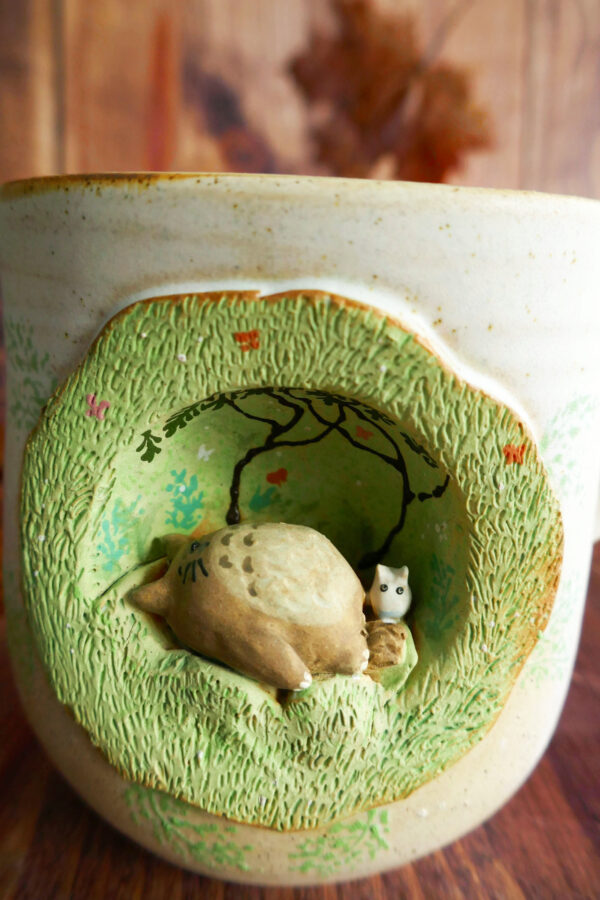 Grande tasse en grès "Sieste Paisible" – Image 3