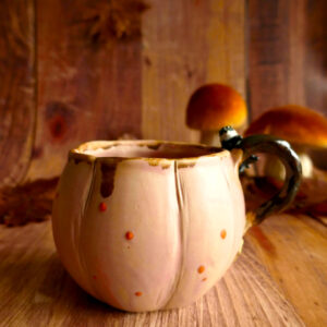 Pink Pumpkin Mug grès - Blaireau