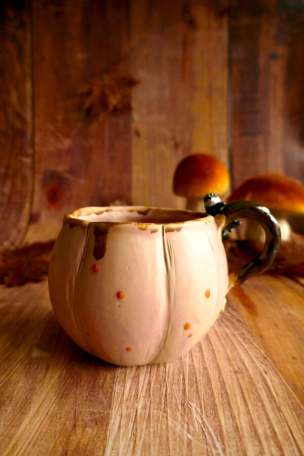 Pink Pumpkin Mug grès - Blaireau