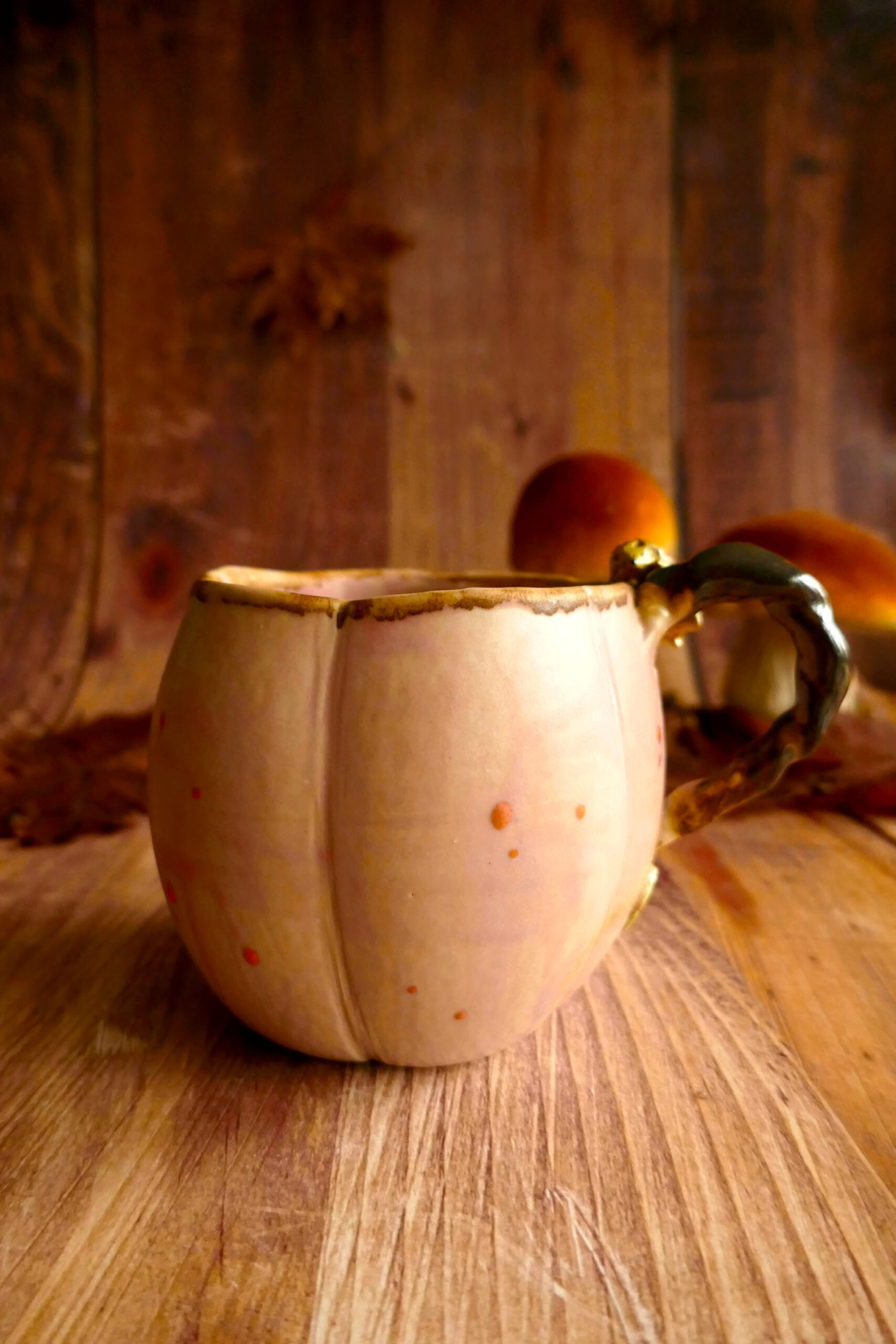 Pink Pumpkin Mug grès - Hérisson – Image 2