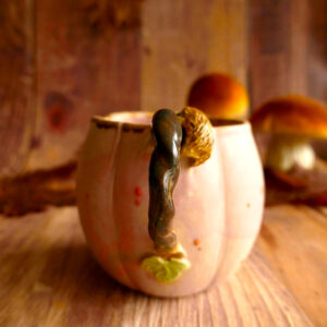 Pink Pumpkin Mug grès - Hérisson