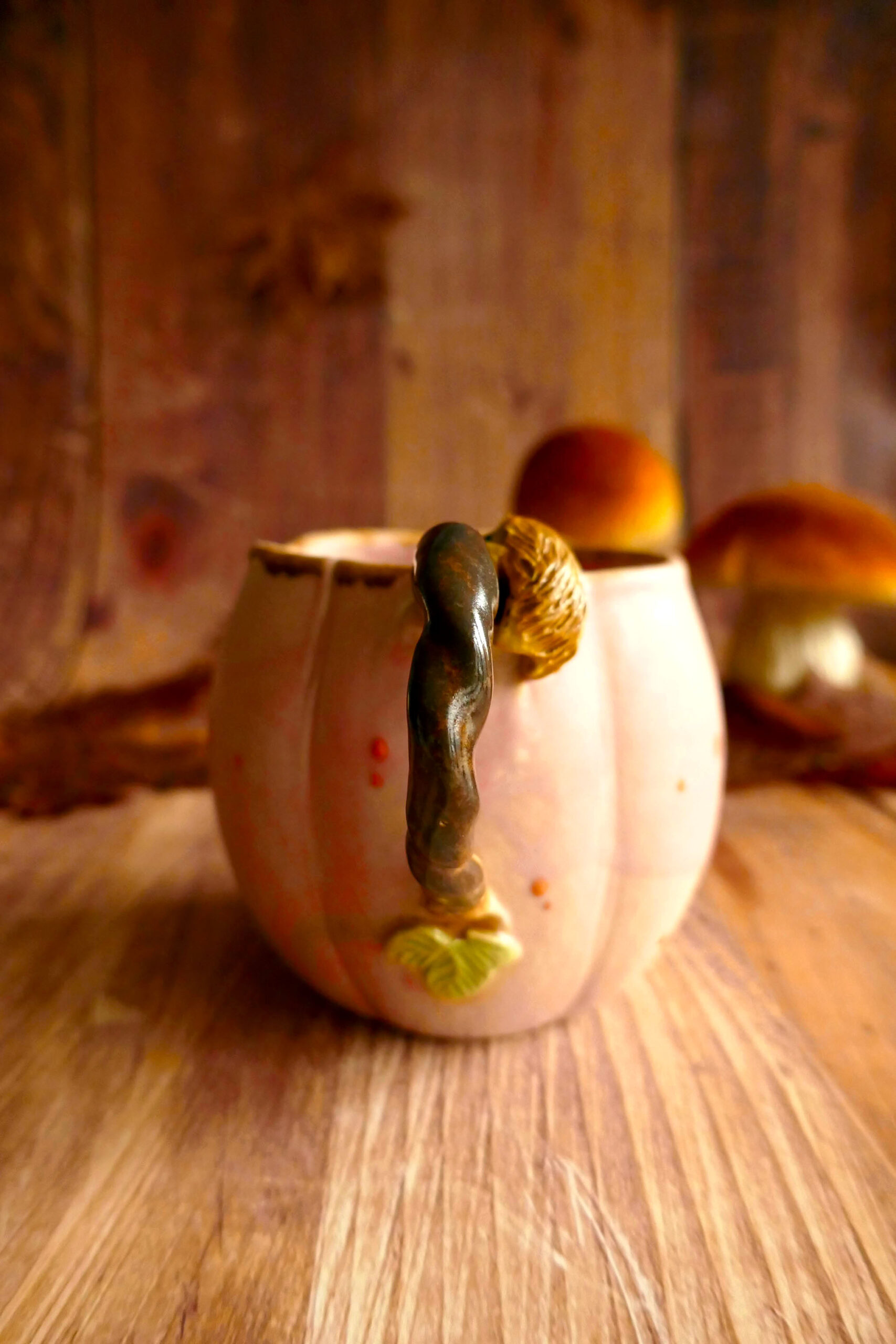 Pink Pumpkin Mug grès - Hérisson