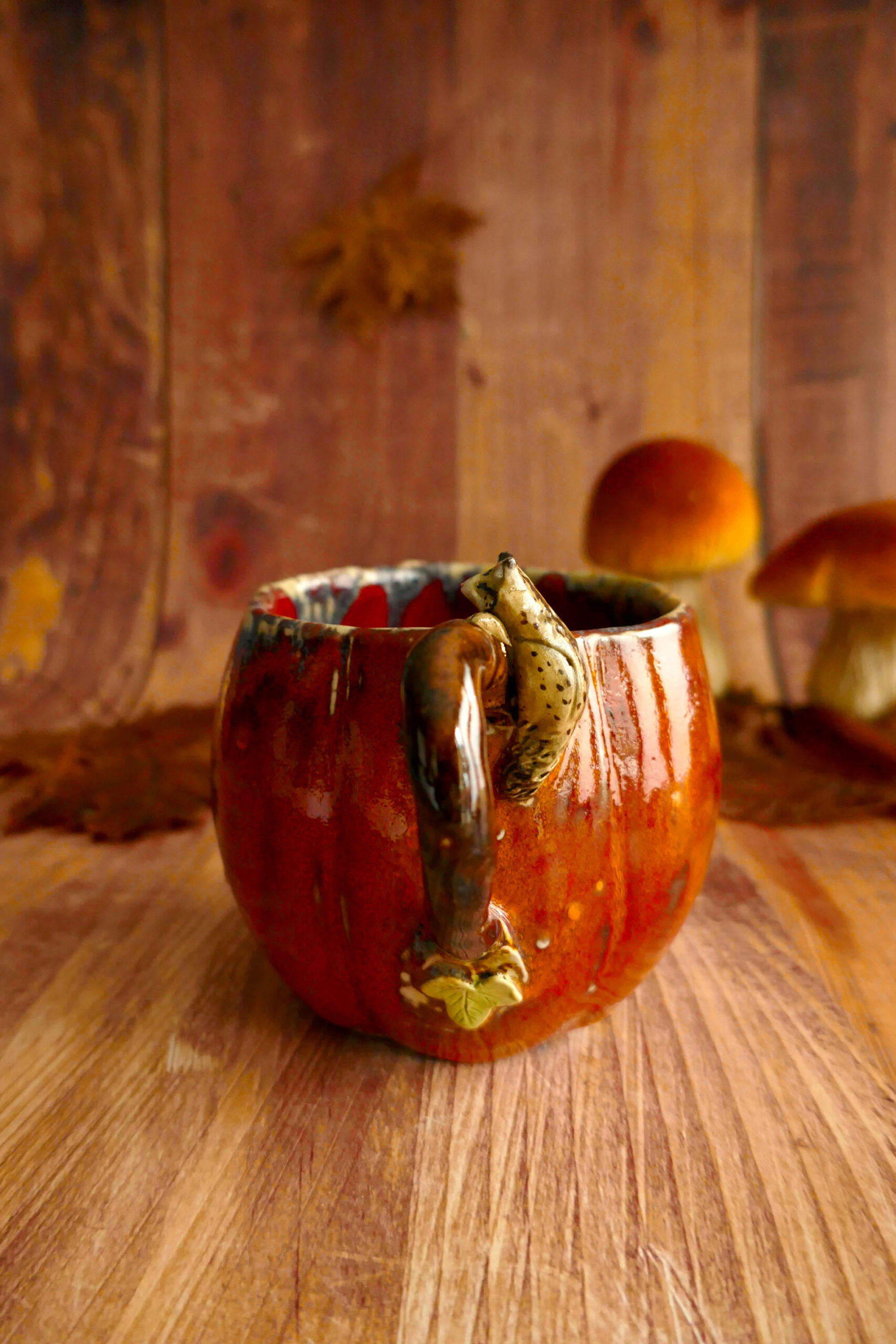 Chaudron Pumpkin Mug grès - Lynx