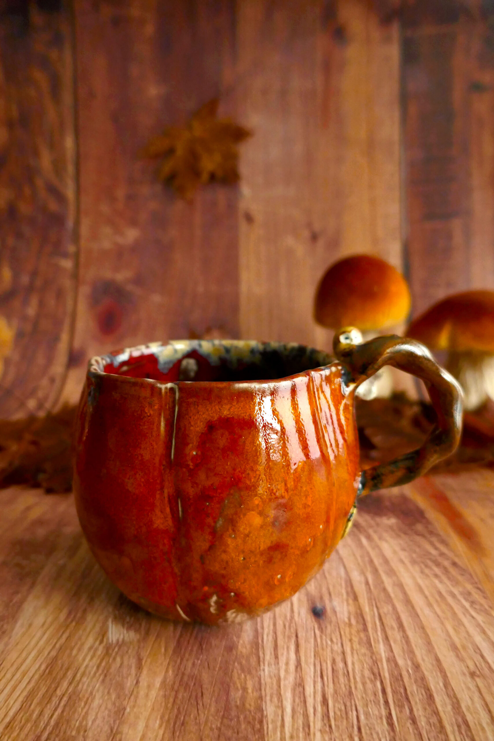 Chaudron Pumpkin Mug grès - Chouette effraie – Image 2