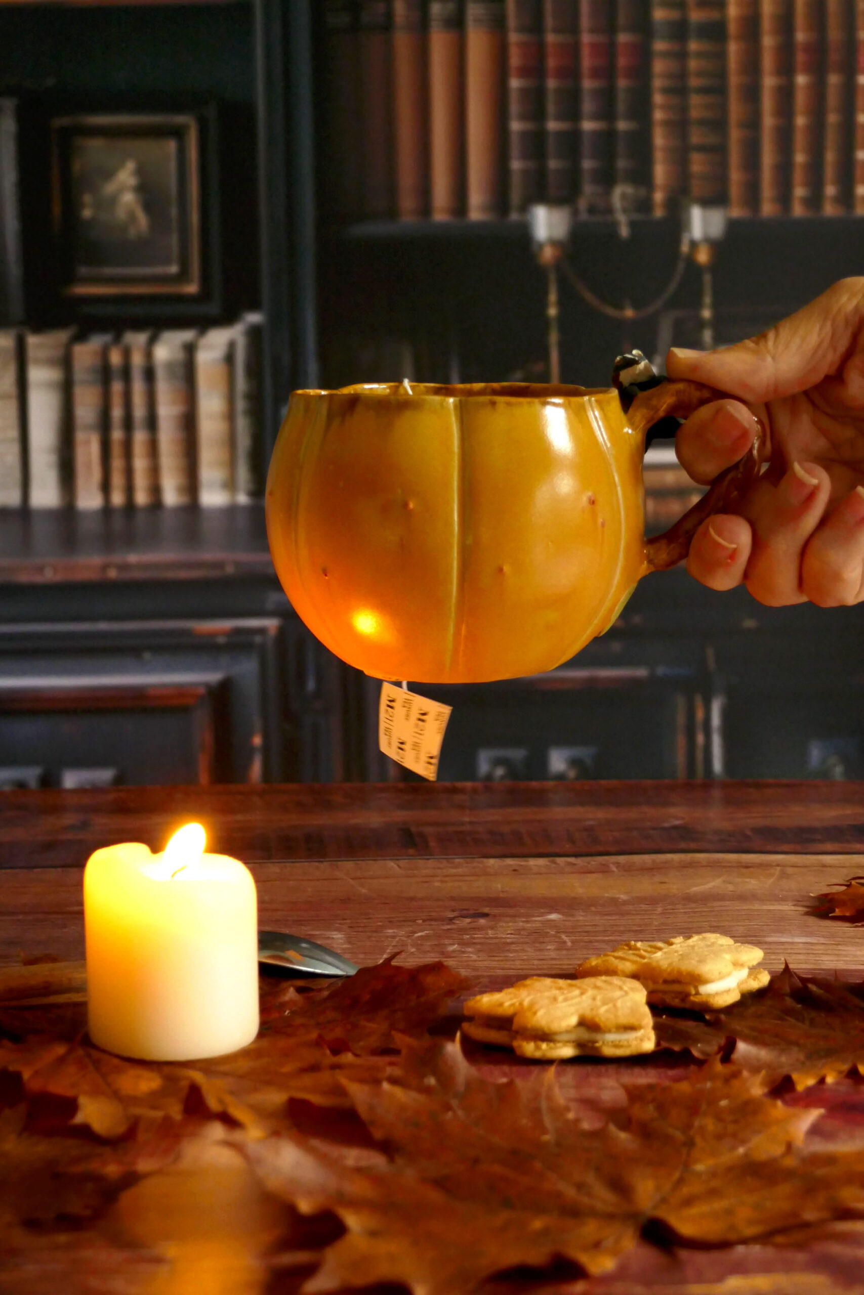 Pumpkin Mug grès - Loup blanc – Image 7