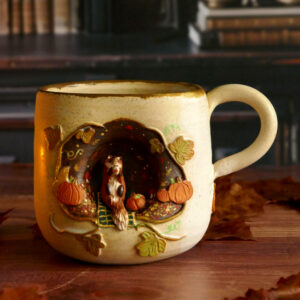 Grande tasse en grès "Harvest Tea"