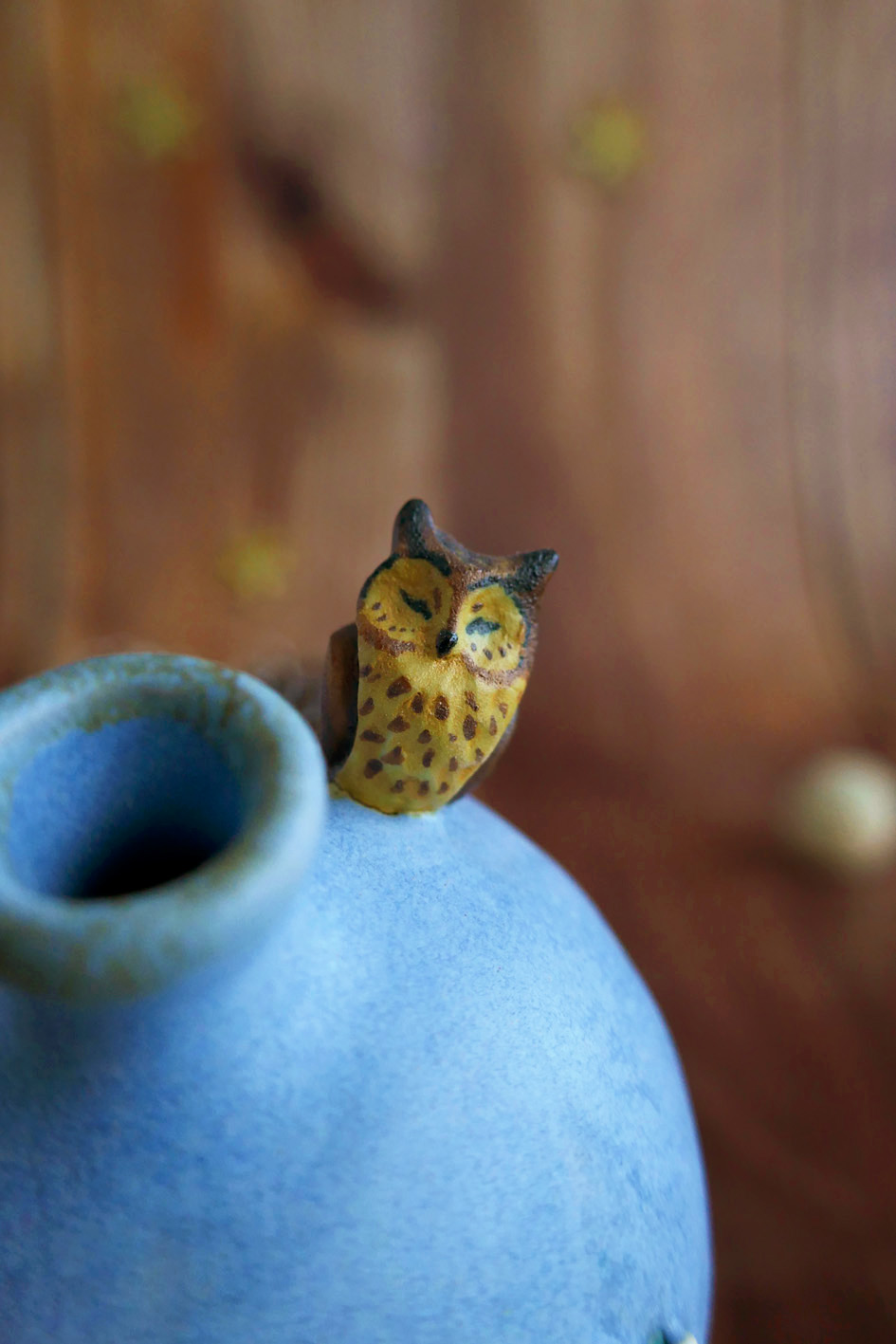 Mini Vase grès "Hibou Grand-Duc" – Image 4