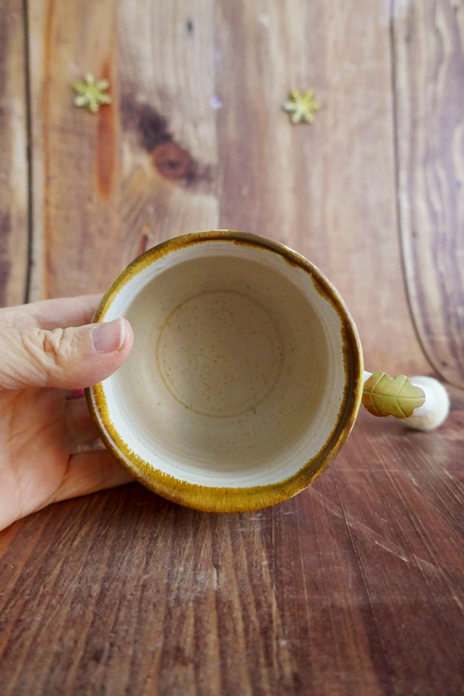 Tasse en grès "Lune d'Automne" – Image 2