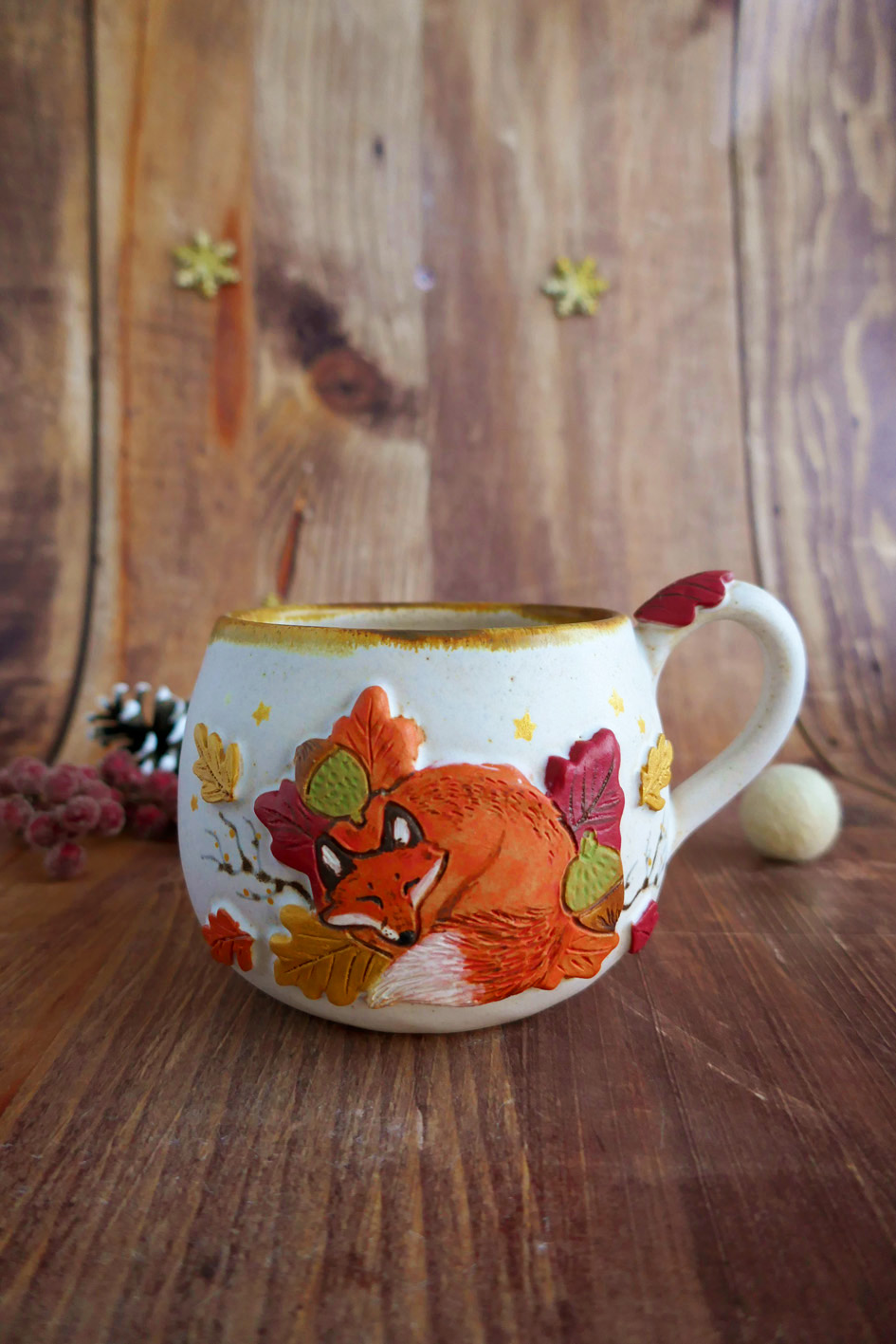 Tasse en grès "Cosy Autumn"