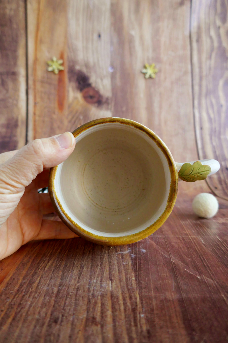 Tasse en grès "Renard & Citrouille" – Image 2