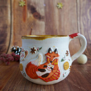 Tasse en grès "Gourmandises d'Hiver"