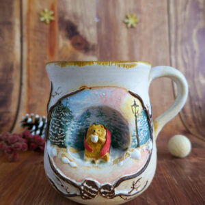 Grande Tasse en grès "Un thé à Narnia" - Pièce Unique