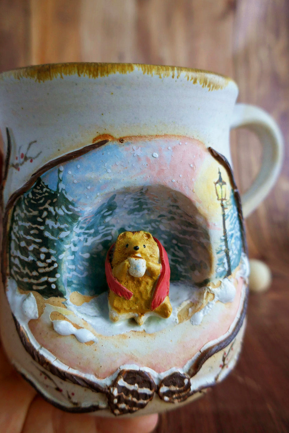 Grande Tasse en grès "Un thé à Narnia" - Pièce Unique – Image 3