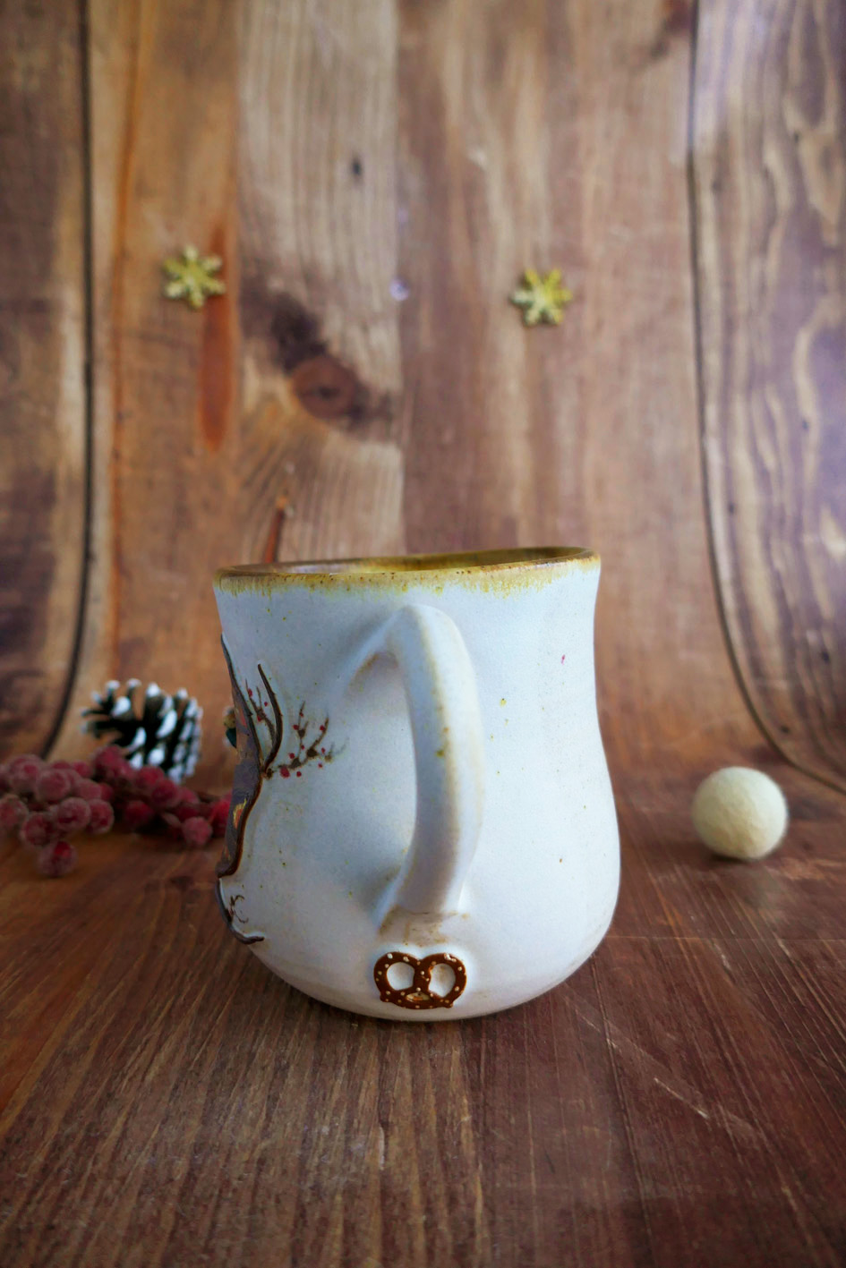 Grande Tasse en grès "Le gouter de Blaireau" - Pièce Unique – Image 2