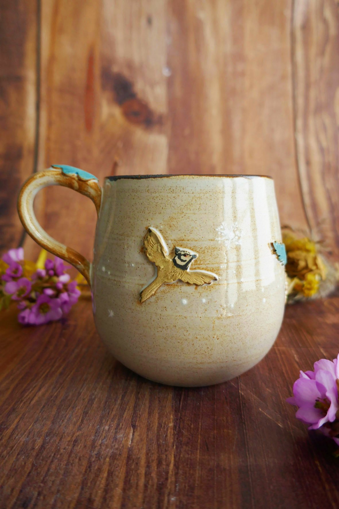 Mug à anse grès "La course de Renard" – Image 4