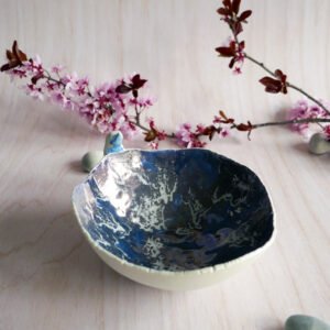 {Vide-Atelier} Bol décoratif en porcelaine Dauphin