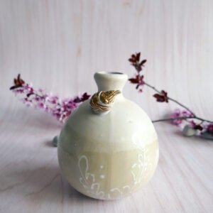 {Vide-Atelier} Vase en grès "Nautile"