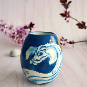 {Vide-Atelier} Mini Vase en porcelaine "Falkor"