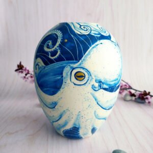 {Vide-Atelier} Mini Vase en porcelaine "The dream of Hundred Seas"
