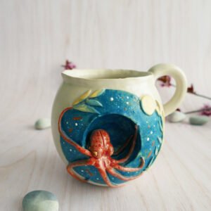 {Vide-Atelier} Jumbo Mug "Octopus"