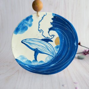 {Vide-Atelier} Plaque décorative en porcelaine "Freedom"