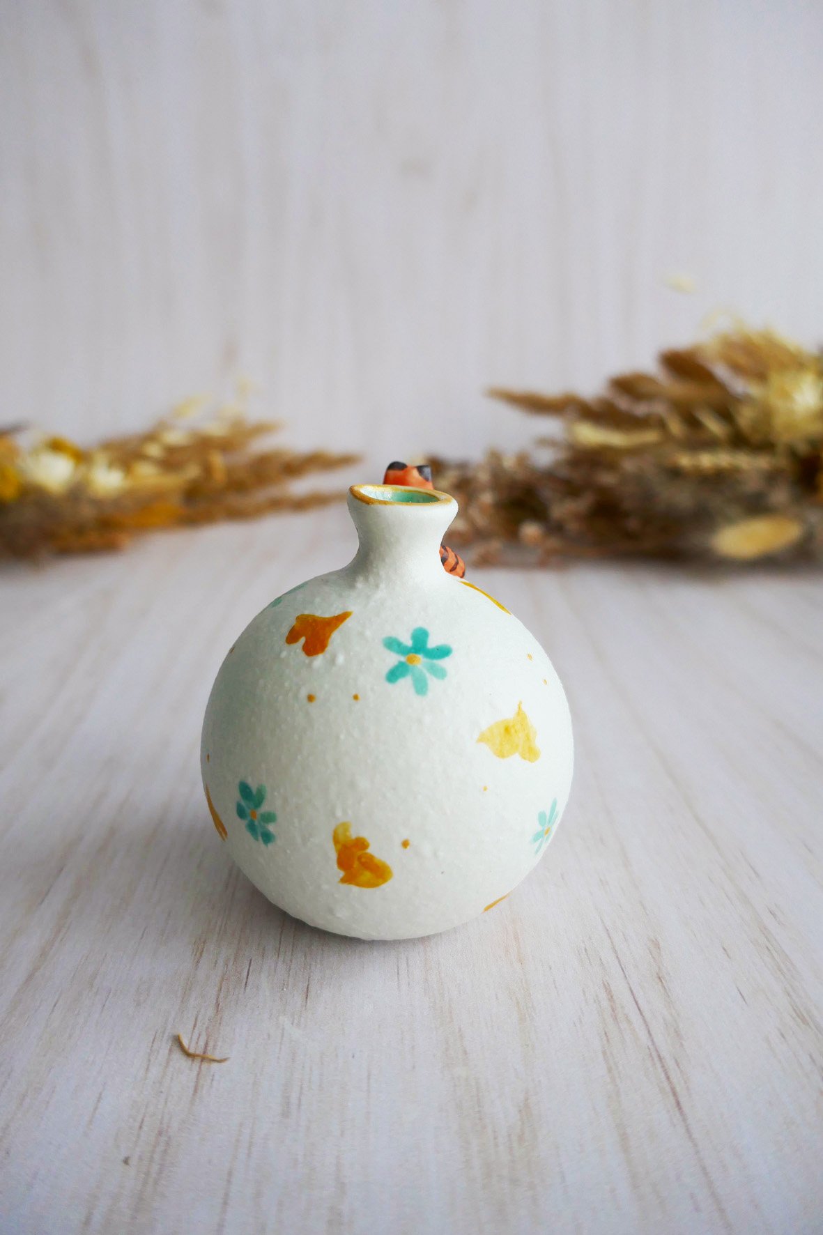 Vase Miniature porcelaine Panda Roux – Image 3